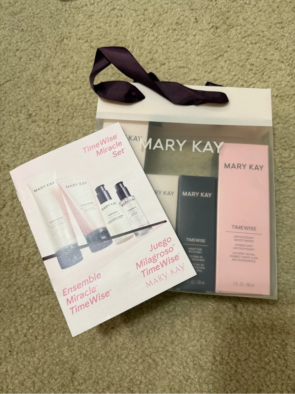 Mary Kay TimeWise Miracle Set Combination/Oily NEW Sealed 4 Piece Skincare